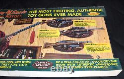 RARE Topper Toys Johnny Eagle Toy Rifles Pistols Guns Advertising Display Rack