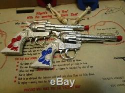 RARE VINTAGE KILGORE FASTEST GUN SET WithBOX COMPLETE
