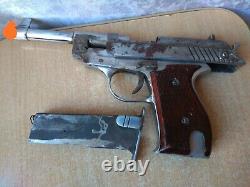 RARE Vintage Collectible USSR Soviet prison art toy gun pistol hand made antique