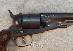 RARE Vintage NICHOLS Stallion Model 61 BLUE Cap Gun Toy Pistol Die Cast NoBullet