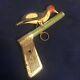 Rare Vintage Tin Litho Whoopee Bird Toy Gun
