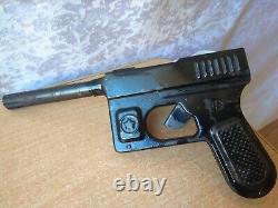 RARE antique Vintage Soviet USSR gun model TOY metal Pistol military mauser