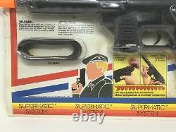 REPLICA NOT REAL NOS Edison Giocattoli Uzi Pistol Cap Gun Supermatic System