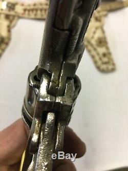 Rare 1940s Kilgore American Toy Cap Gun Holster Belt Bullets Eagle Cast Iron (2)