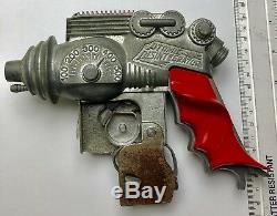 Rare 1950s Hubley Atomic Disintegrator Toy Space Gun Works a treat