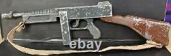 Rare 1950s Network News Syndicate Dick Tracy Tommy Machine Gun Complete Working