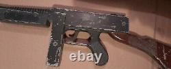 Rare 1950s Network News Syndicate Dick Tracy Tommy Machine Gun Complete Working