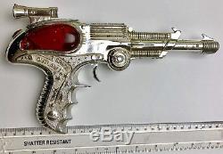 Rare 1960s Space Outlaw Toy Space Gun with Ray Selector Works a treat