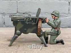 Rare Arnold Germany Tin Wwii Wehrmacht Machine Gun Soldier 1935 Nazi Insignia