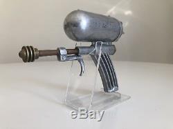Rare Late Vintage 1940s Hiller Silver Atom Ray Gun