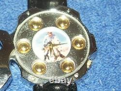 Rare Lone Ranger Gun Barrel & Silver Bullets with Picture Inside Watch