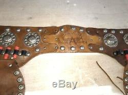 Rare Vintage 1950s Gene Autry Jeweled Flying A Ranch Holster 10 3/4 44 Cap Guns