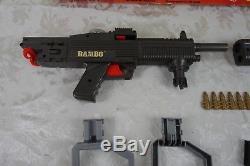 Rare Vintage 1980's M60 Rambo Machine Gun Rifle Toy by Arco With Box
