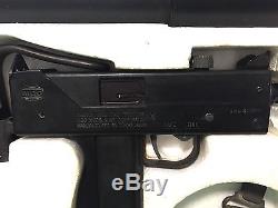 Rare Vintage 70s Japan MGC Ingram M-11 Model Gun Cap Gun Full Set