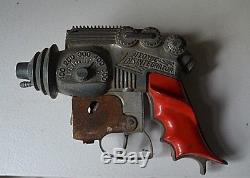 Rare Vintage Atomic Disintegrator (hubley) Toy Cap Gun In Working Condition