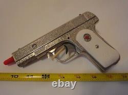 Rare! Vintage Hubley Army 45 cap gun, Model 1911 Colt diecast handgun cap pistol