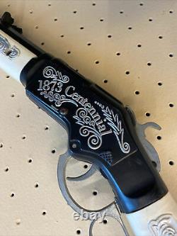 Rare Vintage Hubley Cap Gun Rifle 1873 Winchester Centennial Antique Toy Cowboy