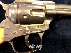 Rare! Vintage Hubley Cap Gun with Mustang Horse Head NICE CONDITION