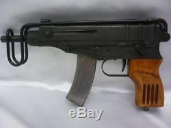 Rare Vintage Made In Japan 70s Hudson SMG VZ-61 Full Metal Cap Gun Model Gun