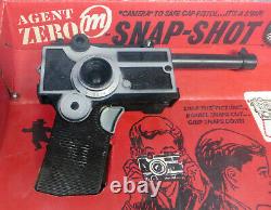 Rare Vintage NOS 1964 Mattel Agent Zero M Snap Shot Spy Camera To Cap Gun NIB