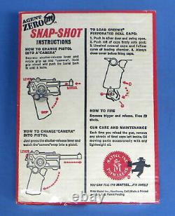 Rare Vintage NOS 1964 Mattel Agent Zero M Snap Shot Spy Camera To Cap Gun NIB