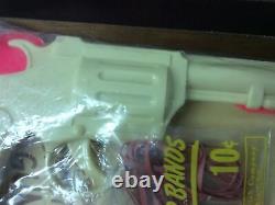 Rare Vintage Or Antique Rubber Band Gun Western New In The Package Plastic