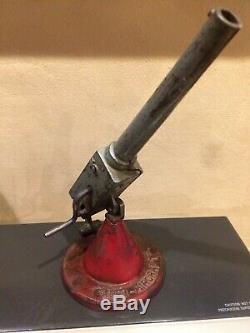 Rare antique cast-iron canon/anti-aircraft machine gun toy early 1900s