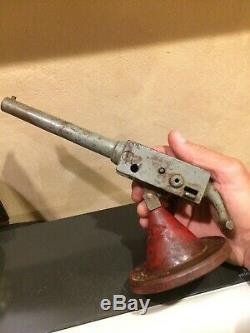 Rare antique cast-iron canon/anti-aircraft machine gun toy early 1900s