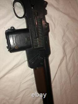 Rare marx vintage us army Automatic battery toy Rifle Cap Gun Mattel