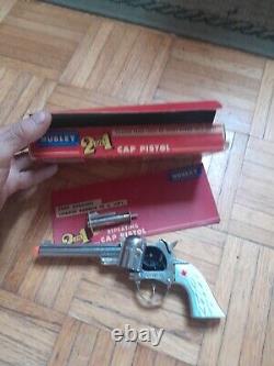 Rare vintage toy cap gun hubley 2 in 1 original