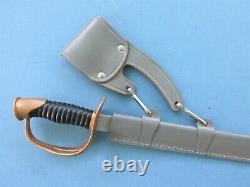Repro Scabbard And Belt Hanger For Marx CIVIL War Cavalry Cap Gun Holster Set