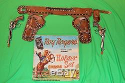 Roy Rogers Cap Gun & Holster Set with Orignial Box Cover