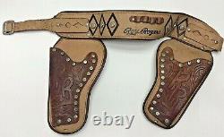 Roy Rogers Childs Belt With Toy Gun Holsters 1950's