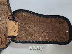 Roy Rogers Double Cap Gun Studded Leather Holsters Vintage 1950's Rarest! Grail