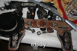 Roy Rogers antique cowboy and cap gun collection