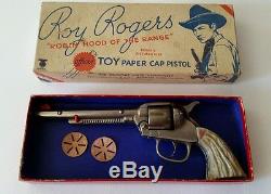 Roy Rogers toy cap gun in original box