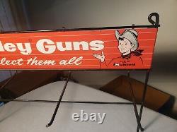 SCARCE 1950s Hubley Guns collect them all HAP HUBLEY Store Display EXCELLENT