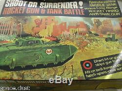 Shoot Or Surrender Toy Triang Unused! Rocket Gun & Tank Battle Rare Find