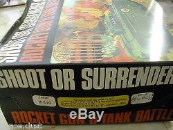 Shoot Or Surrender Toy Triang Unused! Rocket Gun & Tank Battle Rare Find