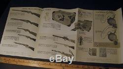 SUPER 1962 Daisy BB Gun Advertising Catalog LOT Guns Cork Rifle Toy Paper