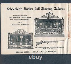 Schoenhut Toy Piano c 1905 Catalog Gun Shooting Gallery Circus Music Instructor