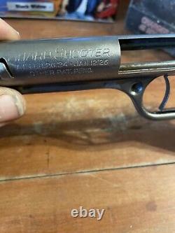 Sharp shooter bullseye bb gun rubber band french Pat Pend Feb 26 24 Jan 1926