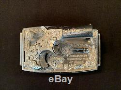 Shootin' Shell Remington Derringer 1867 Buckle Toy Cap Gun Mattel New In Box