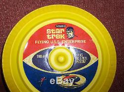 Star Trek vintage 60s Remco Astro Helmet, Cap Gun, and Frisbee toy lot