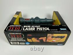 Star Wars Vintage Kenner Biker Scout Laser Pistol Role Play Toy Gun MIB New