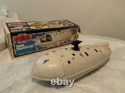 Star Wars Vintage Rebel Transport Vehicle Ship Toy with Original Box Kenner 1982