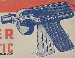 Super Nu-Matic 450 shot repeater harmless GUN Paper Buster Toy WithOriginal Box