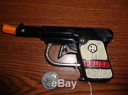 Super Rare Kilgore Police Bakelite & Cast Iron Automatic Cap Gun c. 1940 Q