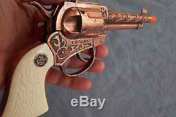 Sweet Excellent 1950's Actoy Copper-Bronze Lone Ranger cap gun toy pistol