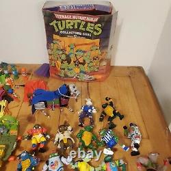 TMNT Teenage Mutant Ninja Turtles 350+ Accessories + Figures Toy Lot! Vintage